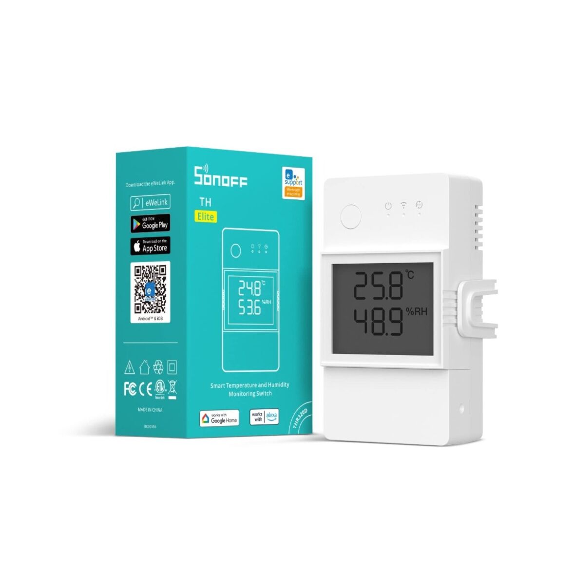 SONOFF TH Elite Smart Temperature and Humidity Monitoring Switch